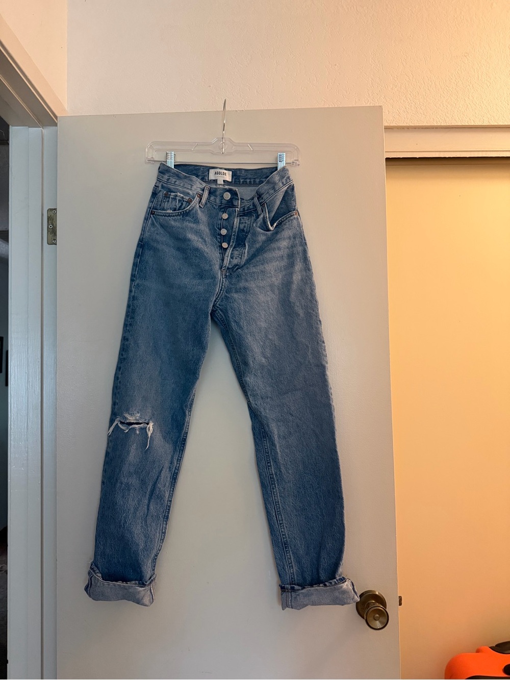Agolde Vintage Light Blue Boyfriend Jeans